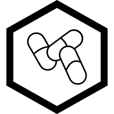 Tıp simgesi vektör illüstrasyonu