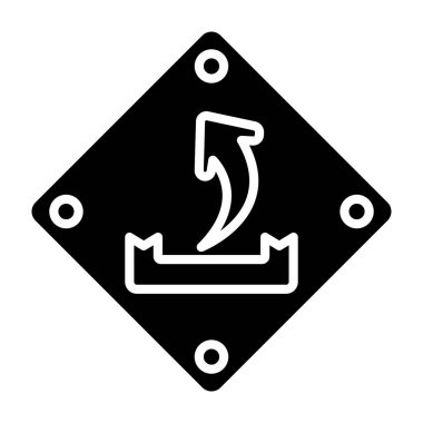 Moda biçimi izole edilmiş arkaplanda tekne sunucusu simgesi