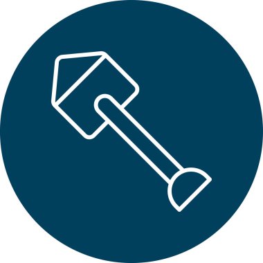 Çekiç simgesi, vektör çizimi