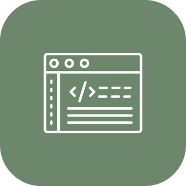 Web geliştirme vektör simgesi