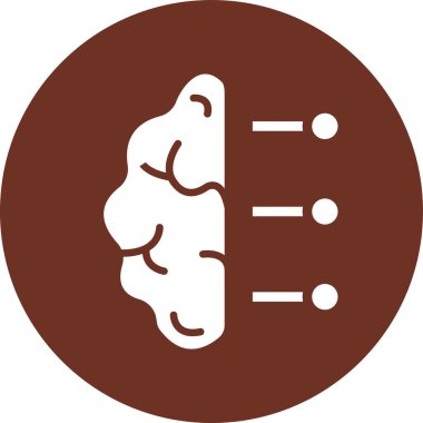 Bir ağaç simgesinin vektör illüstrasyonu