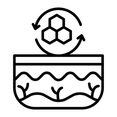 Su tankı simgesi, taslak biçimi