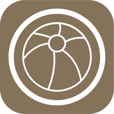 pusula yön haritası simgesi ana hat biçiminde