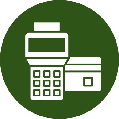 Vektör hesap makinesi web simgesi