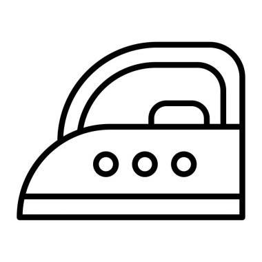 Demir ikon vektör illüstrasyonu