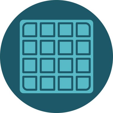 Takvim simgesinin vektör illüstrasyonu