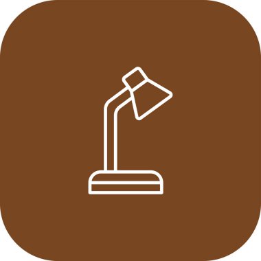 Şeffaf bir arkaplanda lamba vektör çizimi. Birinci kalite semboller. Grafik ve grafik tasarımı için simge simgesi.