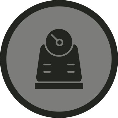 Bir simgenin vektör illüstrasyonu