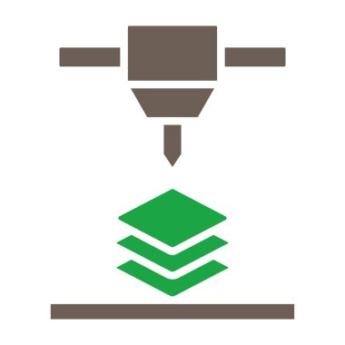 fabrika vektör renk simgesi