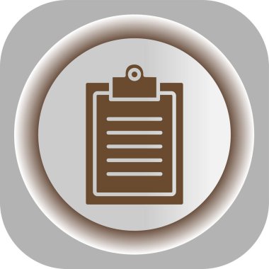 benzersiz belge vektör çizgisi simgesi