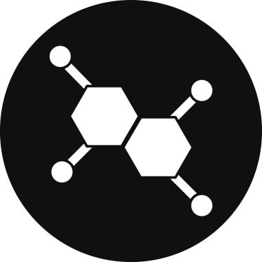 vector illustration of a molecule icon