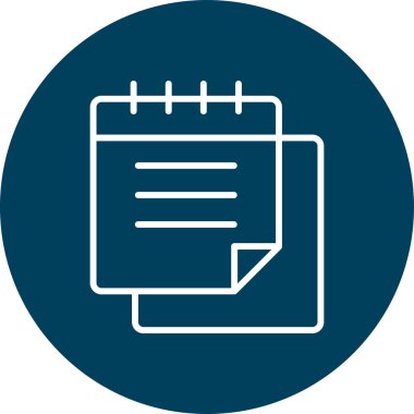 Yapılacaklar listesi vektör simgesi