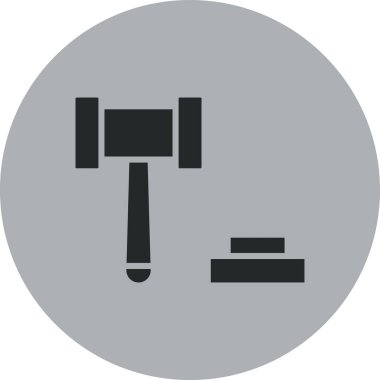 Çekiç vektör illüstrasyonu, simge