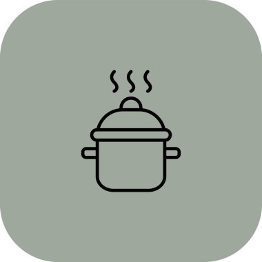 Pot simge vektör çizim