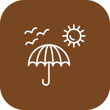 Güneş web simge vektör çizim