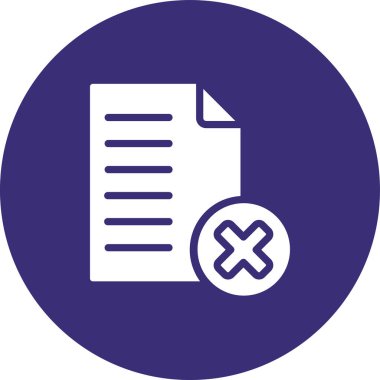 Vektör belgesi Simge illüstrasyonu