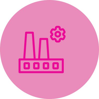 Sektör ikonu vektör illüstrasyonu