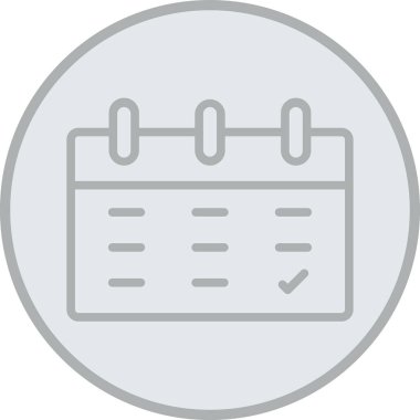 takvim tarih çizelgesi biçimi simgesi