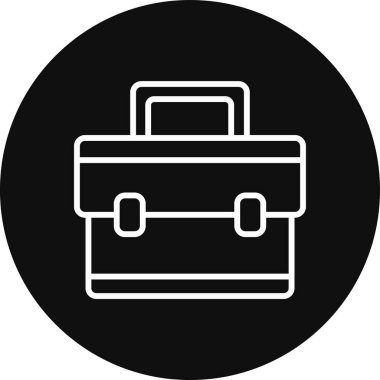 Çanta. Web simgesi basit tasarım