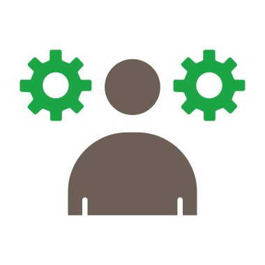 dişliler düz vektör simgesi