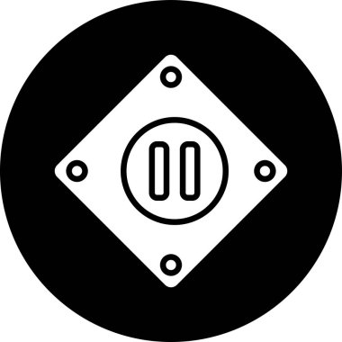 Yol işaretinin vektör illüstrasyonu