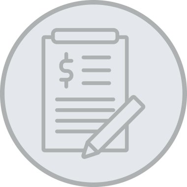 Belge simgesinin vektör illüstrasyonu