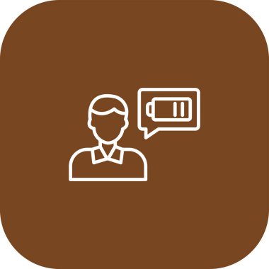 İnsan kaynaklarının vektör illüstrasyonu modern simge