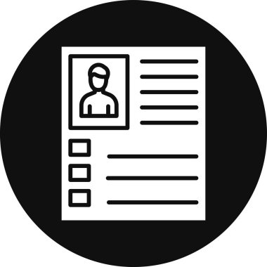 Belge simgesinin vektör illüstrasyonu