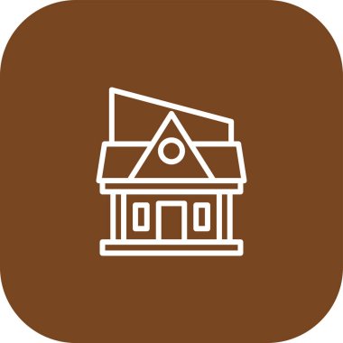 Şeffaf bir arkaplanda ev vektör çizimi. Evin kalitesi sembolleri. Konsept ve grafik tasarımı için simgeler.