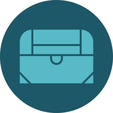 Çanta. Web simgesi basit illüstrasyon