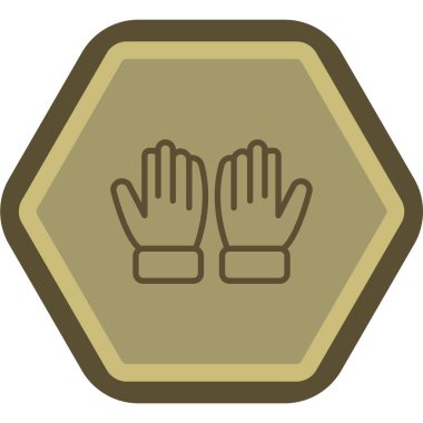 Eller yukarı. Web simgesi basit tasarım