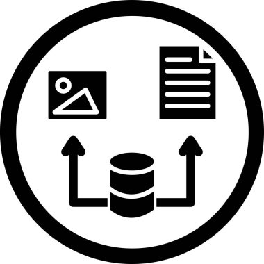 seo modern simgesinin vektör illüstrasyonu