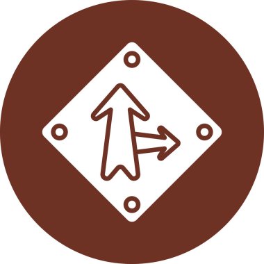 Modern simgenin vektör illüstrasyonu