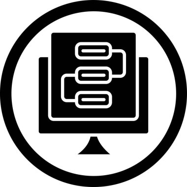 seo modern simgesinin vektör illüstrasyonu