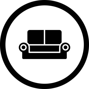 Koltuk ve mobilyaların vektör simgesi