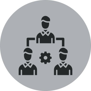 İnsan simgesinin vektör illüstrasyonu