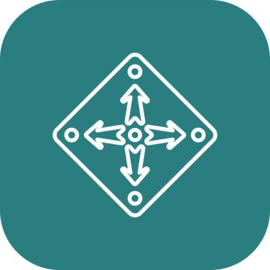 vektör ok simgesi illüstrasyonu