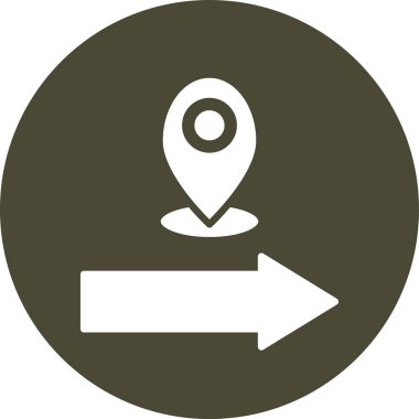 Harita işaretleyici simgesi. vektör illüstrasyonu