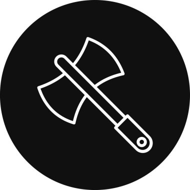 Kürek Vektörü Şekil Simgesi Tasarımı