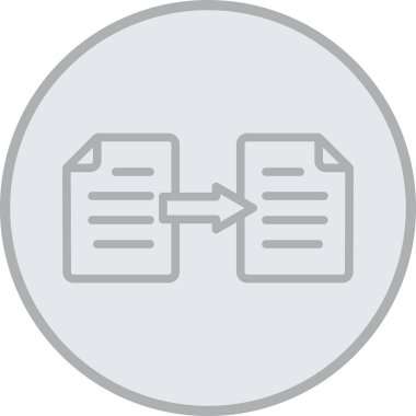 Belge. Web simgesi basit tasarım