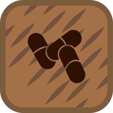 çikolata simge vektör çizim