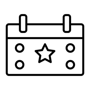 yıldız simgesi vektör illüstrasyonu