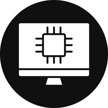 bilgisayar simgesi vektör illüstrasyonu