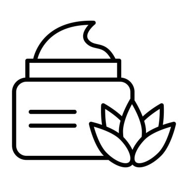 Spa ve sağlık vektör ikonu. resimleme tasarımı