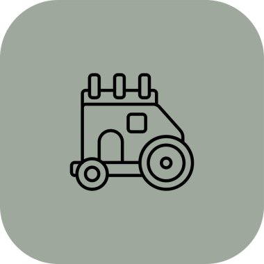 Çiftlik simgesinin vektör illüstrasyonu