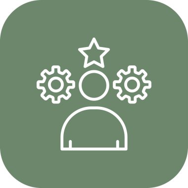 ayar simgesi soyut arkaplanda izole ediliyor