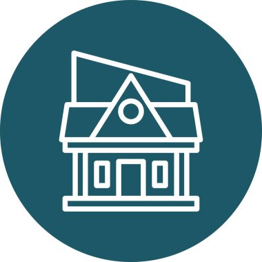 ev simgesi vektör illüstrasyonu