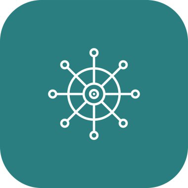 Eşsiz Pusula Vektörü Kabartma Simgesi