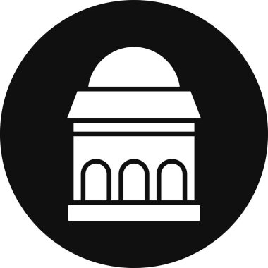 Mimari yapı şehir simgesi taslak biçiminde