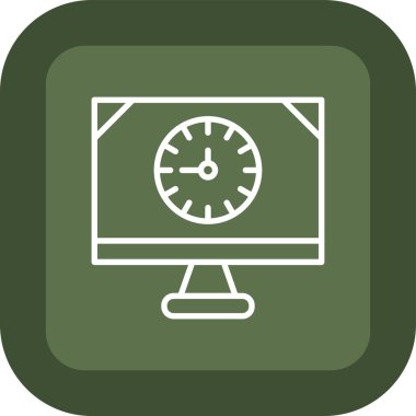 Saatin vektör illüstrasyonu